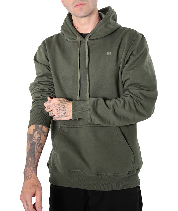 Conjunto Blusão + Calça Moletom Avelã Hoddie Canguru Liso Felpado 2 Cabos - Duzome