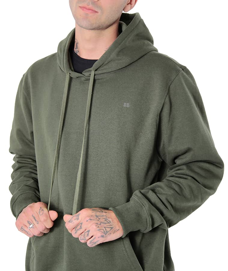 Conjunto Blusão + Calça Moletom Avelã Hoddie Canguru Liso Felpado 2 Cabos - Duzome